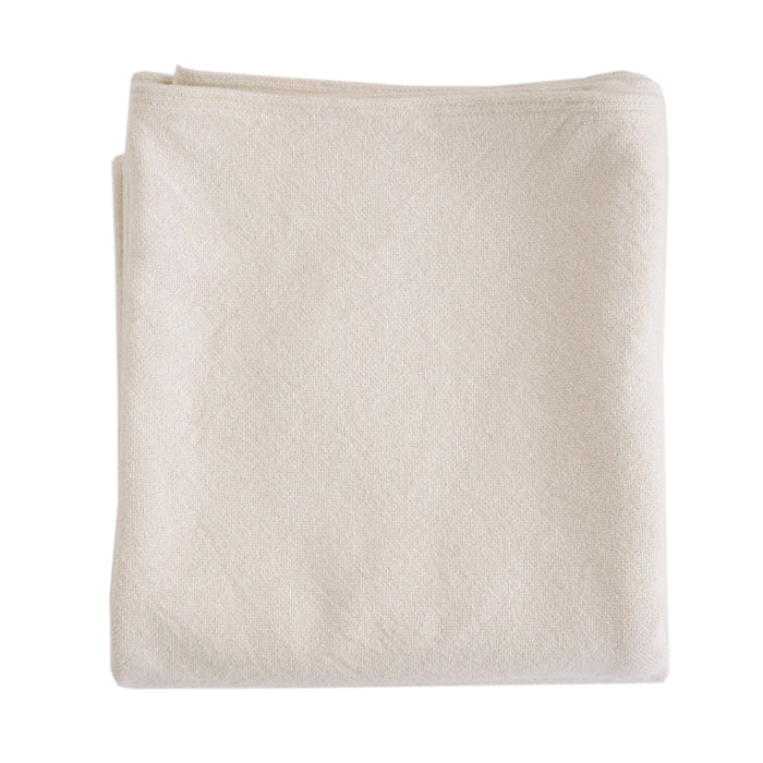 blanket natural cotton simple Evangeline Linens