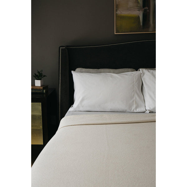 blanket natural cotton simple Evangeline Linens