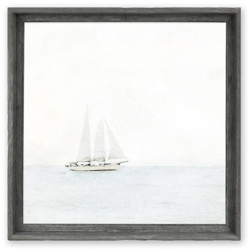 Sweet Gumball Sailboat Framed Wall Art - Unique Wall Hung Dï¿½cor