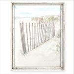 wood framed wall art print gallery wrap decor sand dunes
