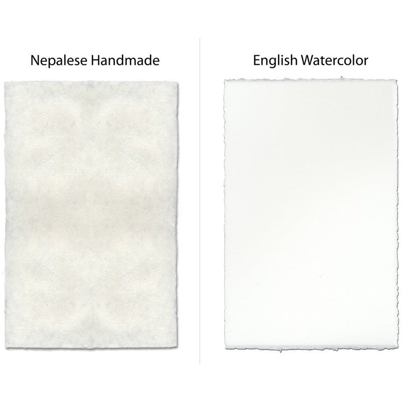 black white feather handmade paper