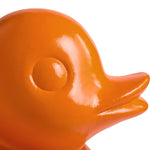 orange fiberglass duck large oversized sculpture