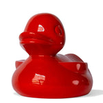 red fiberglass duck large oversized sculpture