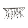 bronze console table leaf