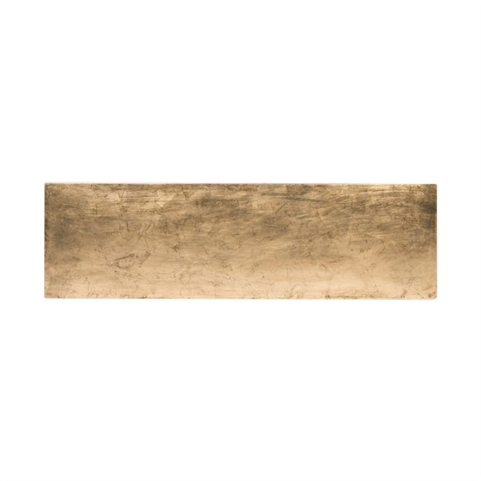 gold console table leaf