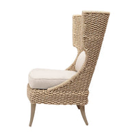 natural lounge chair rope cushion