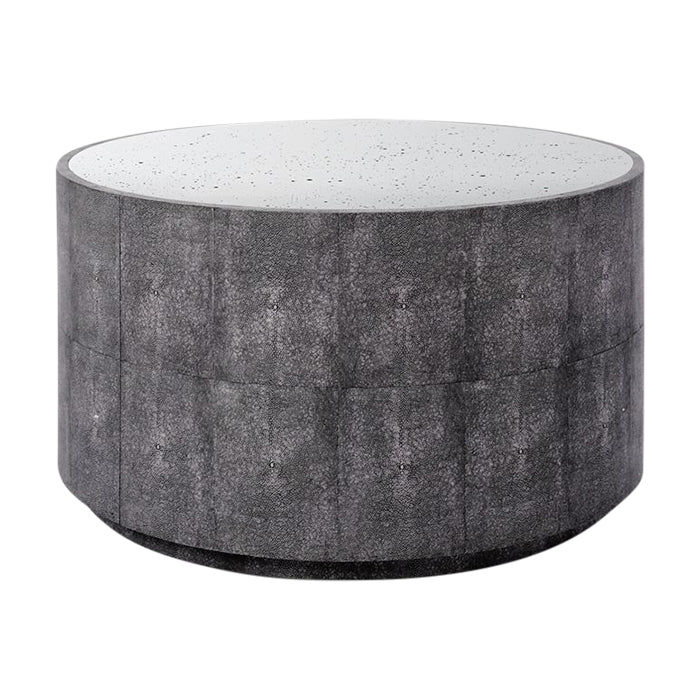 round cocktail table gray