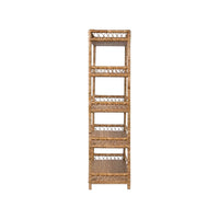 natural woven rattan bookcase