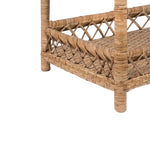 natural woven rattan bookcase