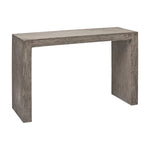 dark gray etched console table