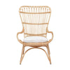 natural rattan lounge chair