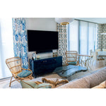 natural rattan lounge chair