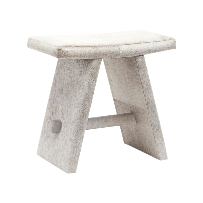 gray stool hair on hide