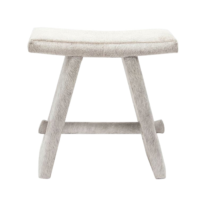 gray stool hair on hide