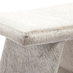 gray stool hair on hide