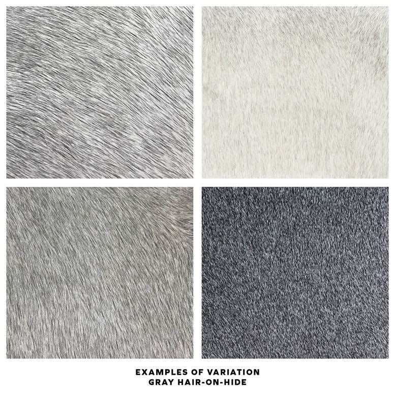 gray stool hair on hide