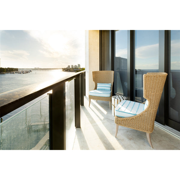 white gold ceramic stool