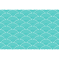 Turquoise Fish Scales Placemat