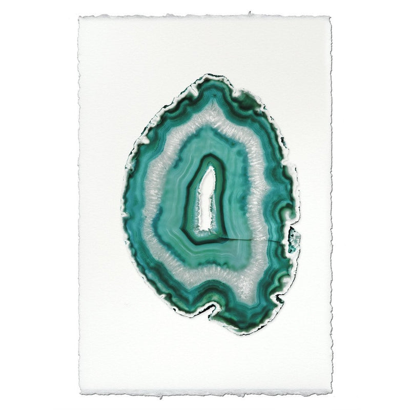 handmade paper green agate stone photography