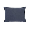 navy blue matelasse pillow shams cotton abstract geometric weave