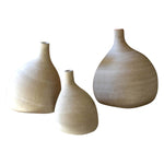 teardrop bud vase irregular set 3