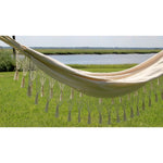 hand loomed hammock neutral single