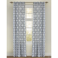 Curtain Panel - Kas - Blue (size + treatment options)