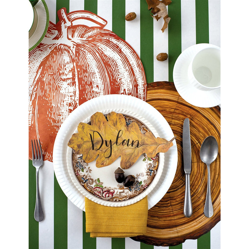 Pumpkin Placemats by Hester & Cook - Christmas Paper Place Mats