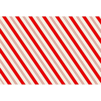 red white striped paper placemat table decor