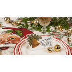 paper table runner holly berries Christmas winter celebrate disposable holiday decor
