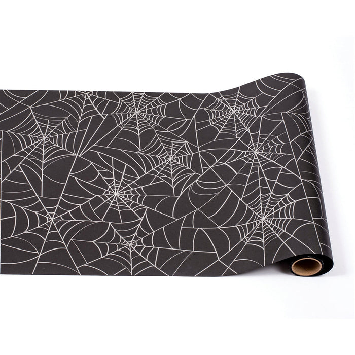 Paper table Runner spider spiderweb