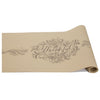 natural brown thankful table runner