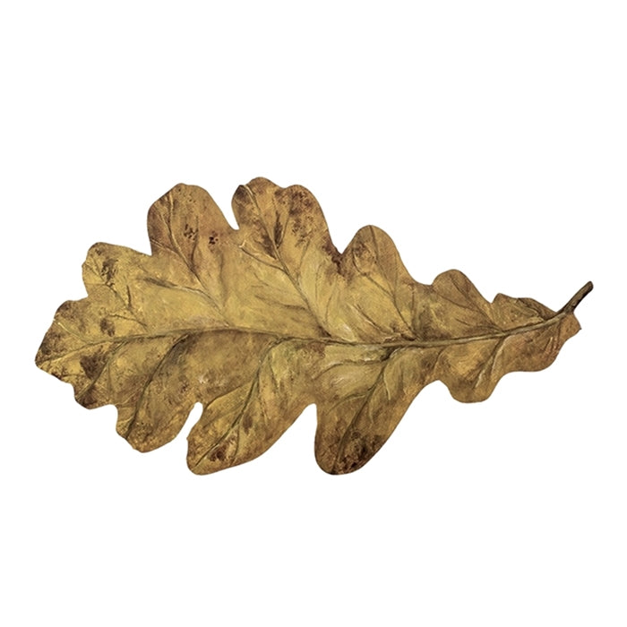 paper table accent die cut leaf oak gold autumn fall disposable placecard