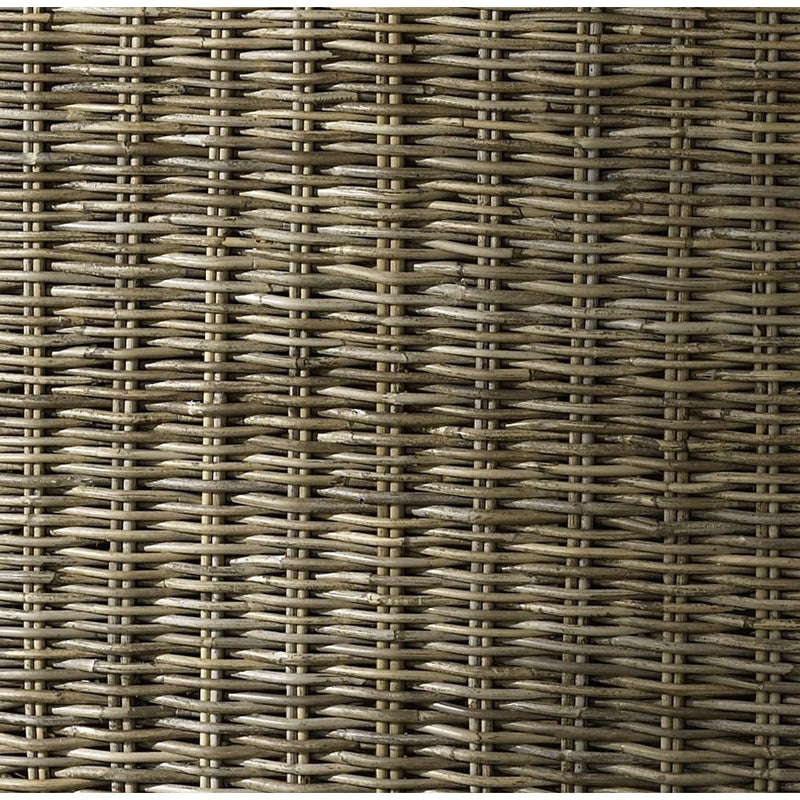 Kubu grey wicker rattan queen headboard