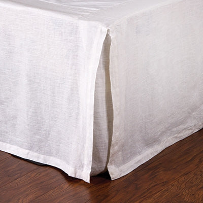 Pleated Linen Bed Skirt (color + size options)