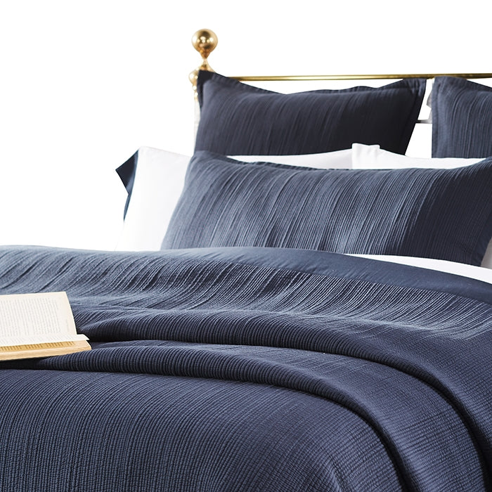 Laela Bedding Collection - Navy