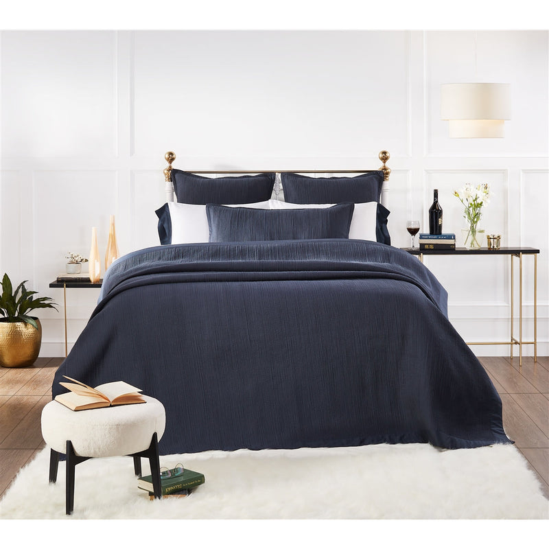 Laela Bedding Collection - Navy