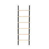 leaning blanket towel magazine quilt decorative ladder black natural rattan