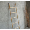 leaning blanket towel magazine quilt decorative ladder natural rattan