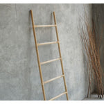 leaning blanket towel magazine quilt decorative ladder natural rattan