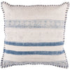 White and blue pillow