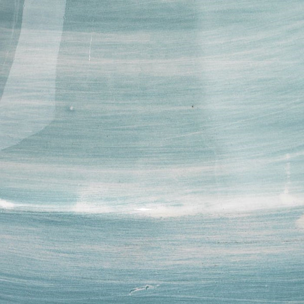 aqua blue white table lamp
