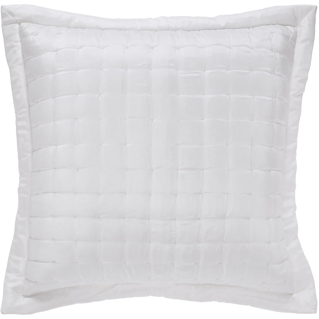 pearl white quilt king queen shams Euro standard cotton silk