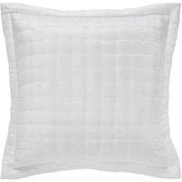 pearl white quilt king queen shams Euro standard cotton silk