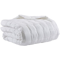 pearl white quilt king queen shams Euro standard cotton silk