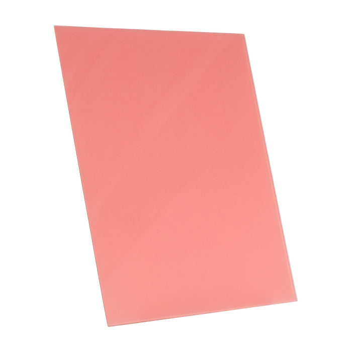 coral orange tempered glass rectangle dry erase board magnetic
