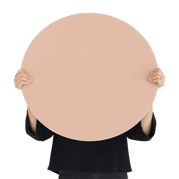 light clay terra cotta round tempered glass dry erase board magnetic