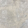 curtain panel luxury cotton metallic silver print