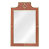 Unique orange and gold wall mirror