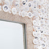 mirror rectangle pearl white coco bead made goods